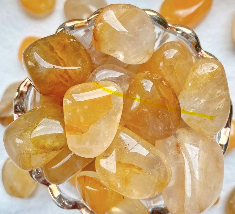 Hematoid Quartz, Tumbled Stone, 1 ounce