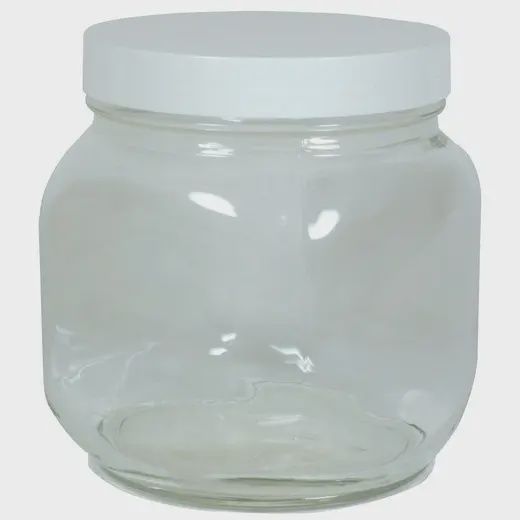 Glass Jar with Plastic Lid