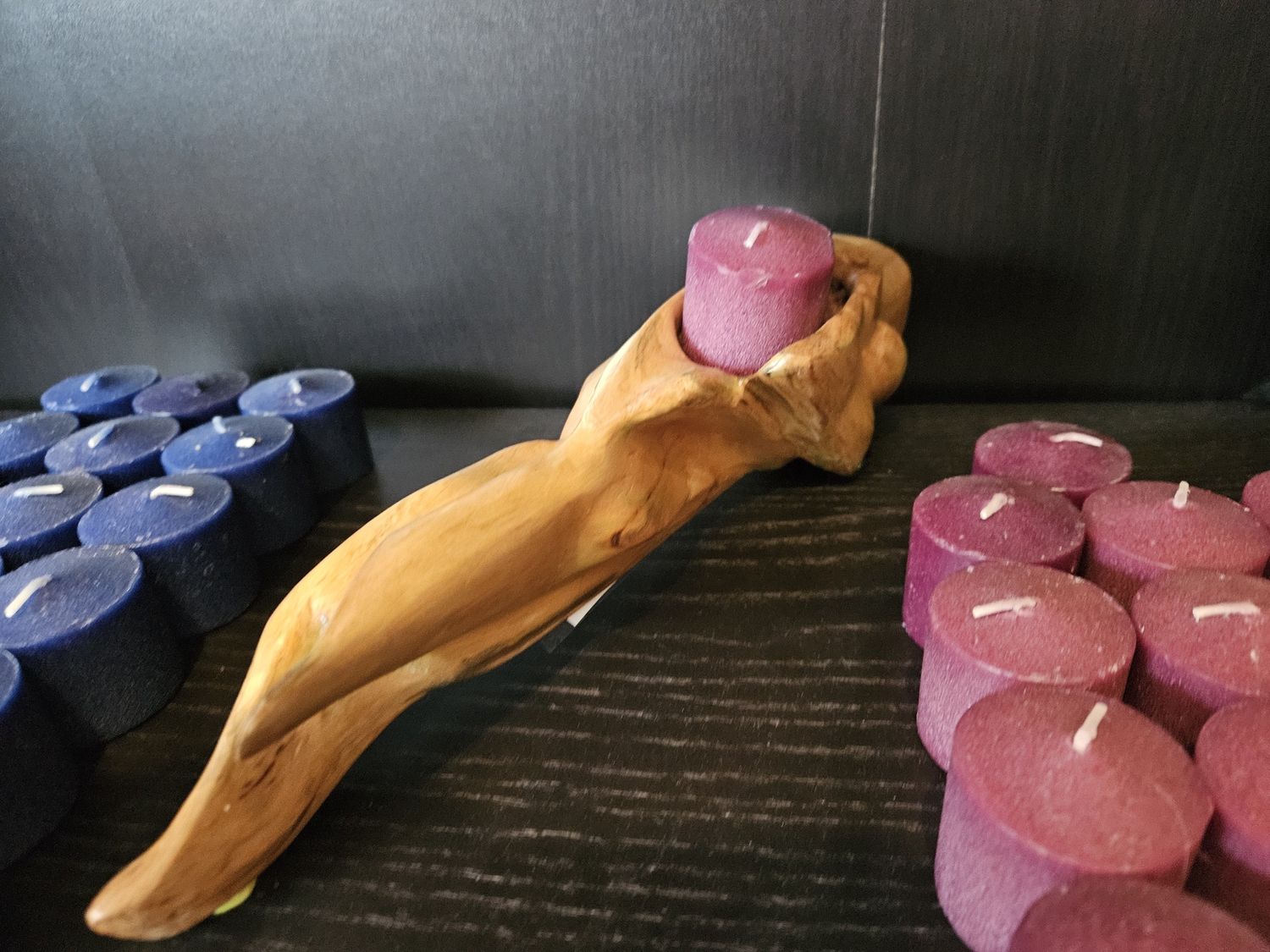 Driftwood Candle Holder