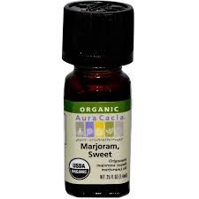 Organic Sweet Majoram Essential Oil .25 oz