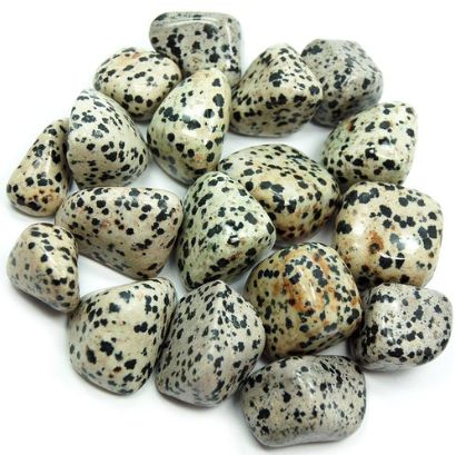 Dalmatian Jasper, Tumbled, 1 ounce