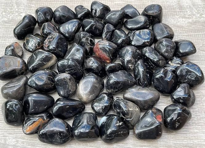 Black Onyx, Tumbled Stone, 1 ounce