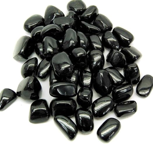 Black Tourmaline, Tumbled Stone, 1 ounce