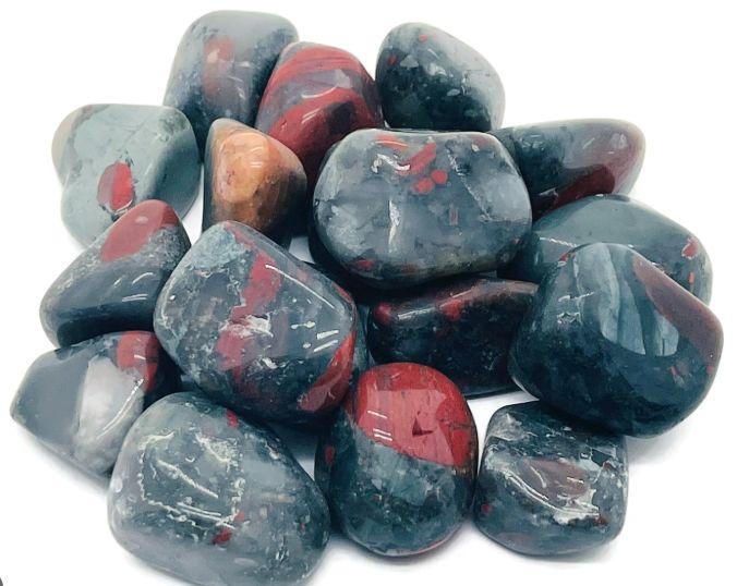 Bloodstone, Tumbled Stone, 1 ounce