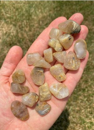 Rutile, Tumbled Stone, 1 Ounce