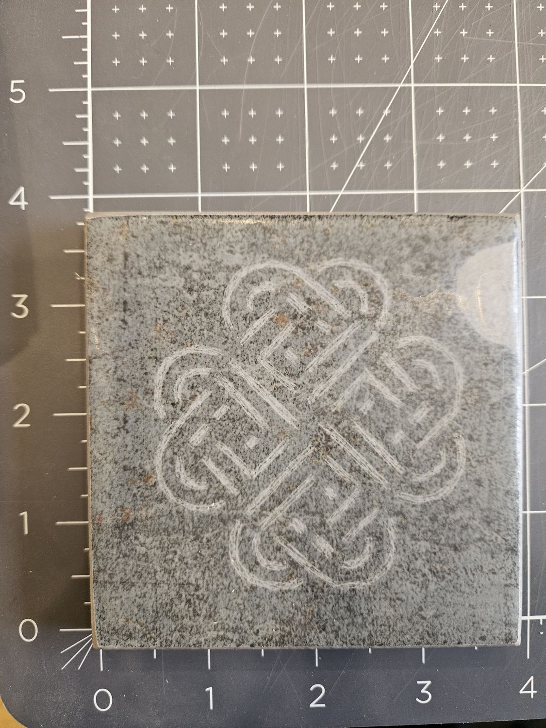 Celtic Knotwork Tile, 3.825 by 3.825 inch