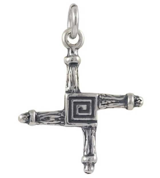Sterling Silver Bridget's Cross Necklace