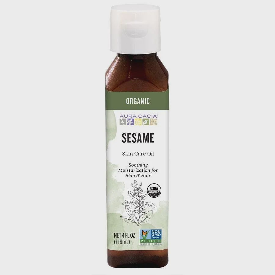Organic Sesame Skincare Oil 4 fluid ounce