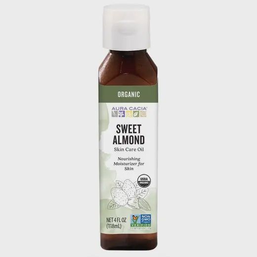 Organic Sweet Almond Skin Care Oil 4 fluid ouncev