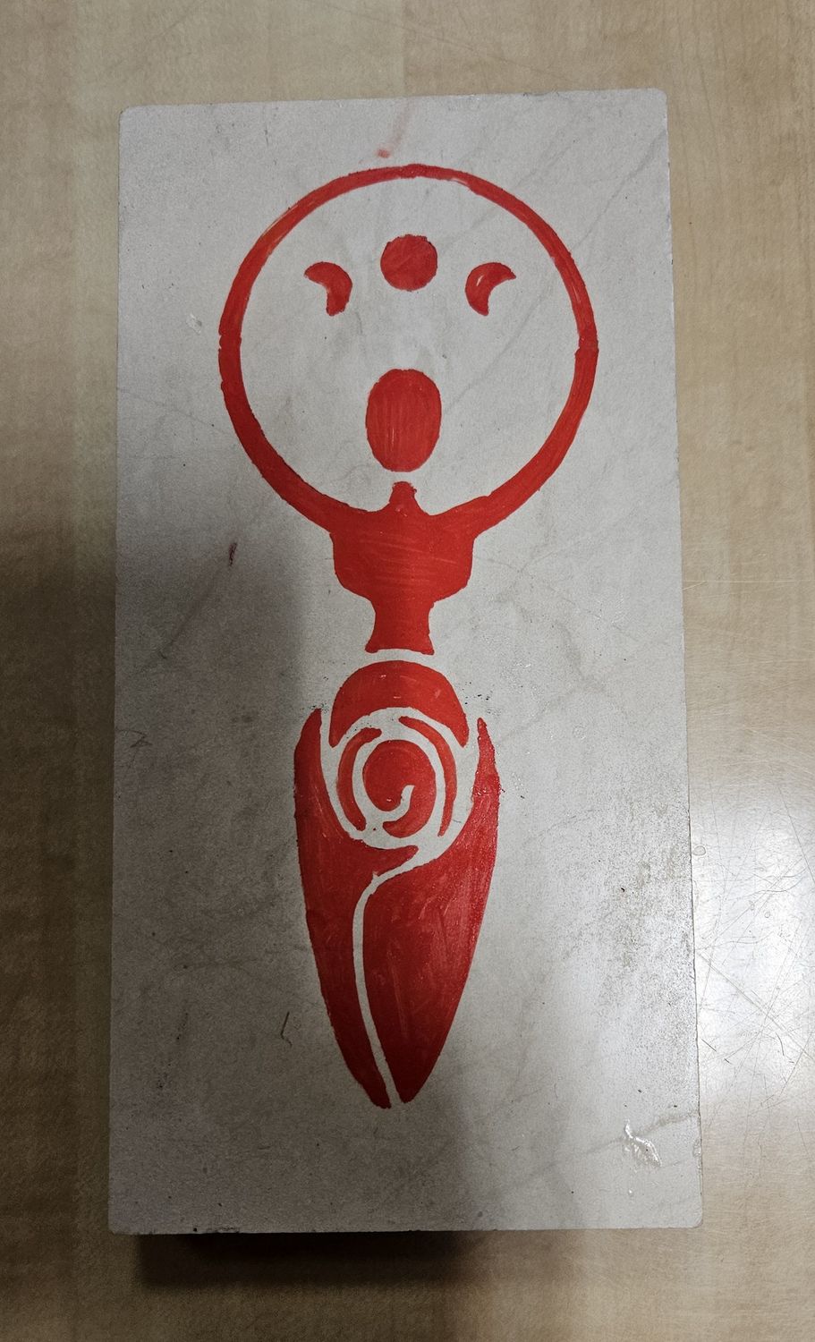 Red Goddess Tile