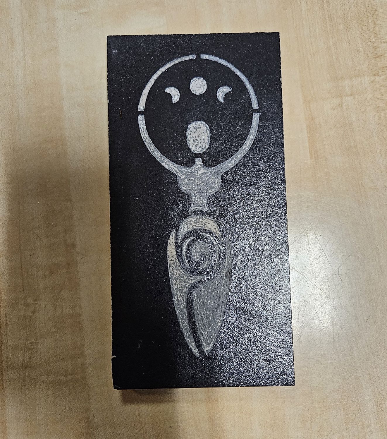 Black Goddess Altar Tile