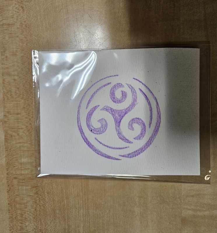 Hand Stenciled Cards - Small