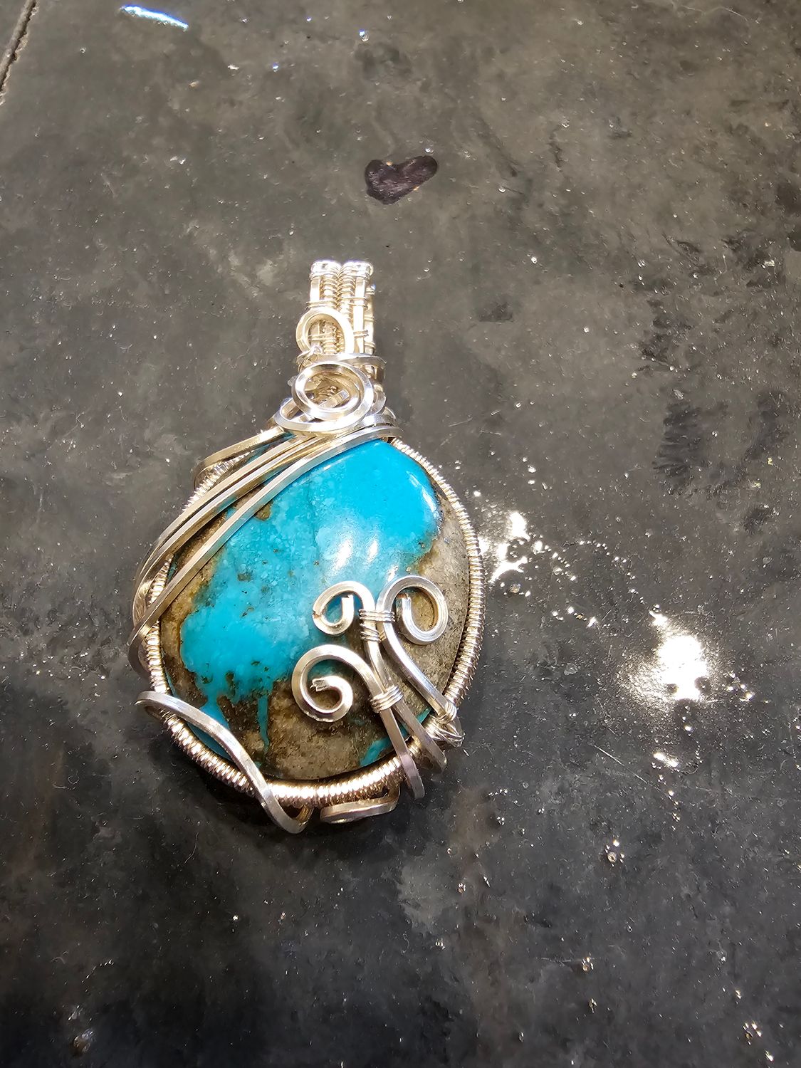 Wire Wrapped Turquoise