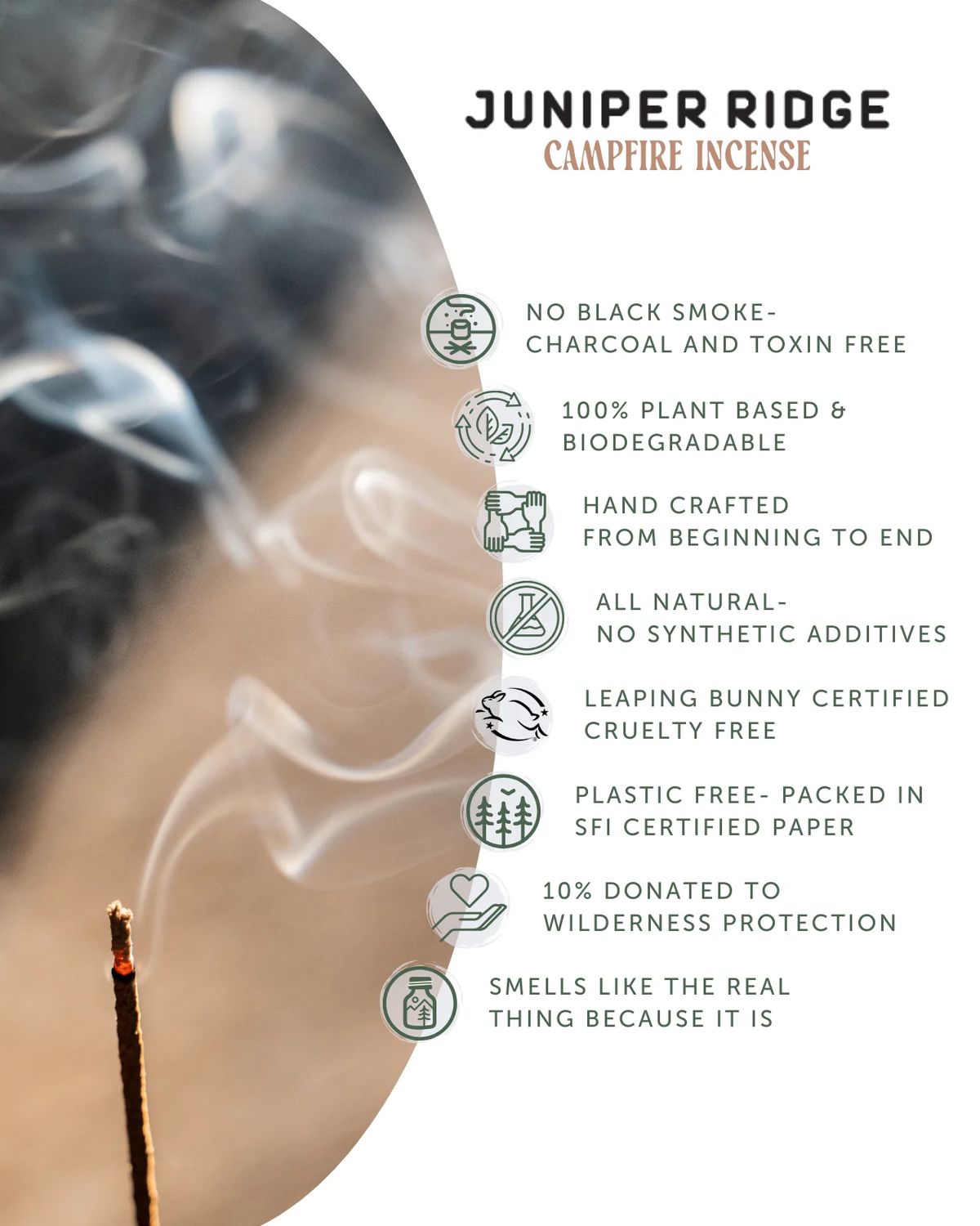 Cedar Campfire Incense (20 Sticks)