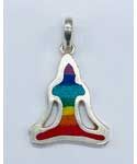Rainbow Buddha Pendant