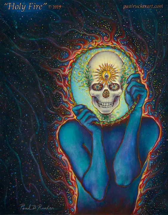 Holy Fire Magnet - Vertical