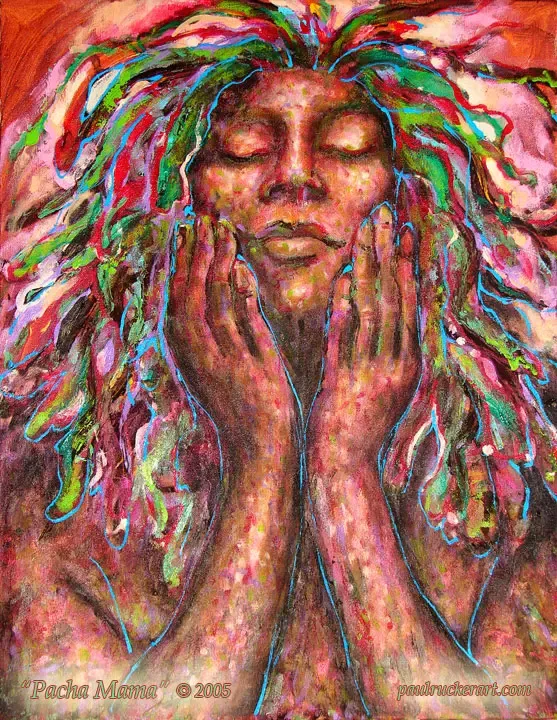 Pachamama Magnet - Vertical