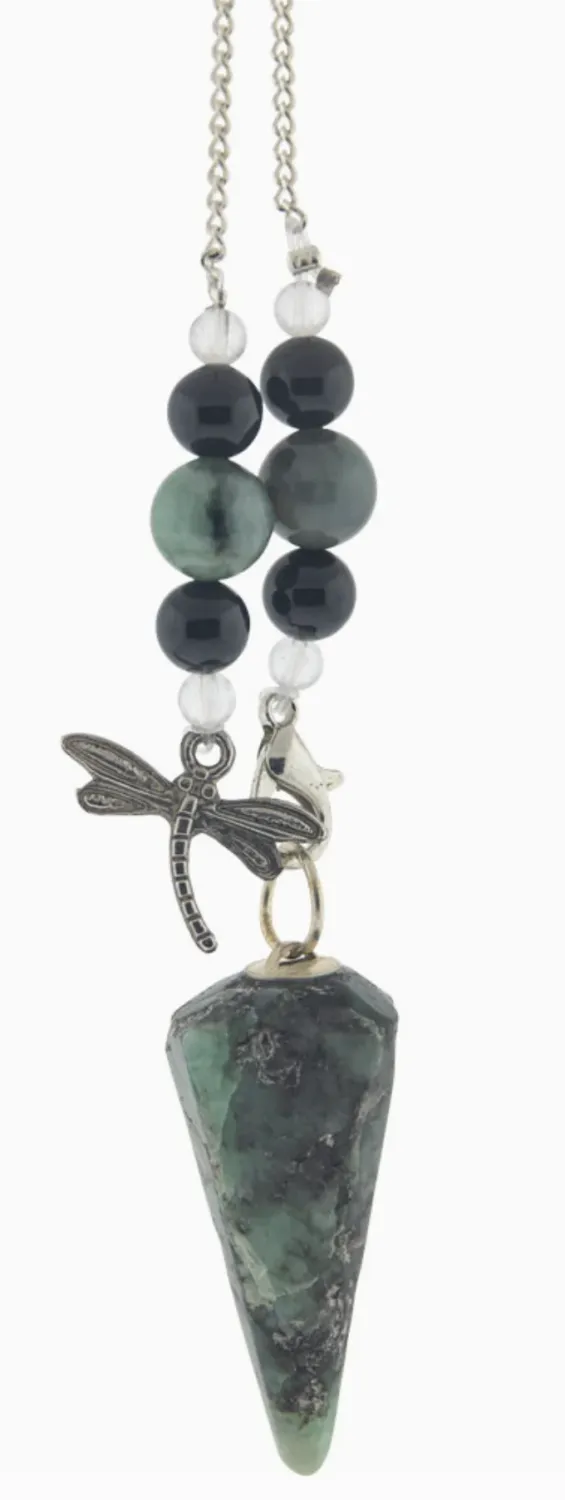 Emerald Dragonfly Pendulum