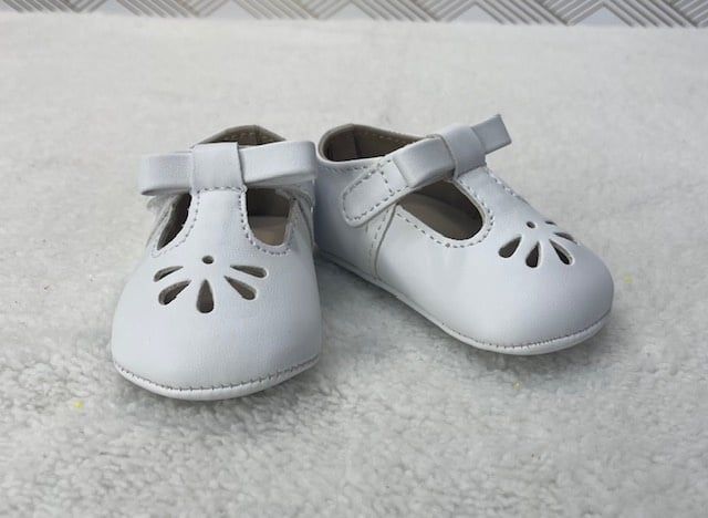 PU T-BAR W/BOW, Color: WHITE, Size: 0