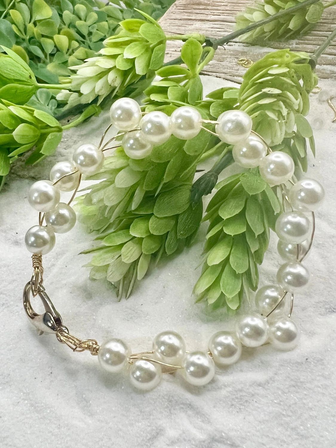 TWISTED PEARL BRACELET 