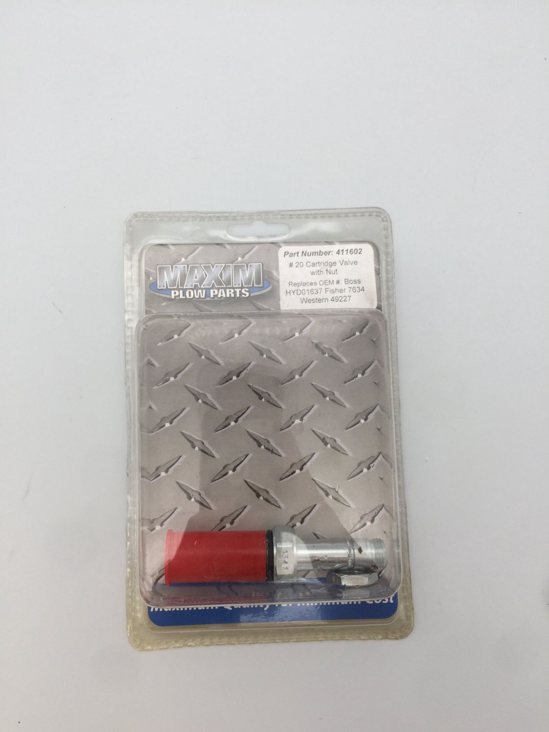 411602 - #20 Cart. Valve w/ Nut