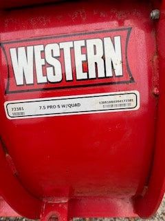 SG 1024 Western 7&#39;6&quot; Pro-Plow Series 2 USED