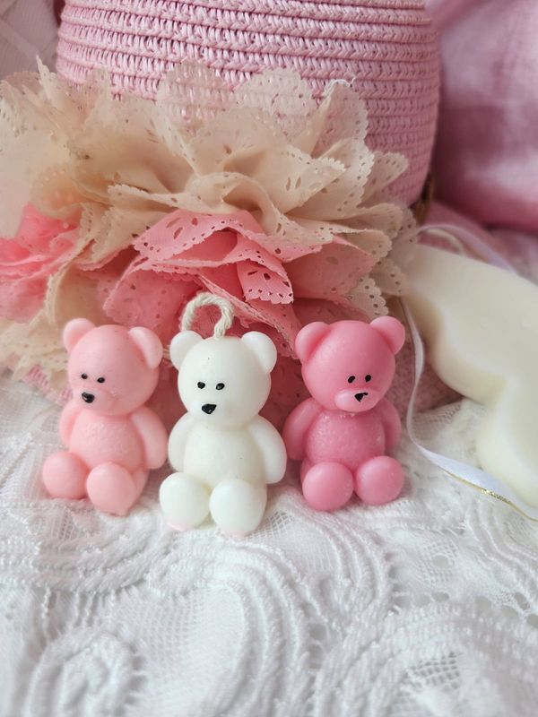 Velas en forma de oso