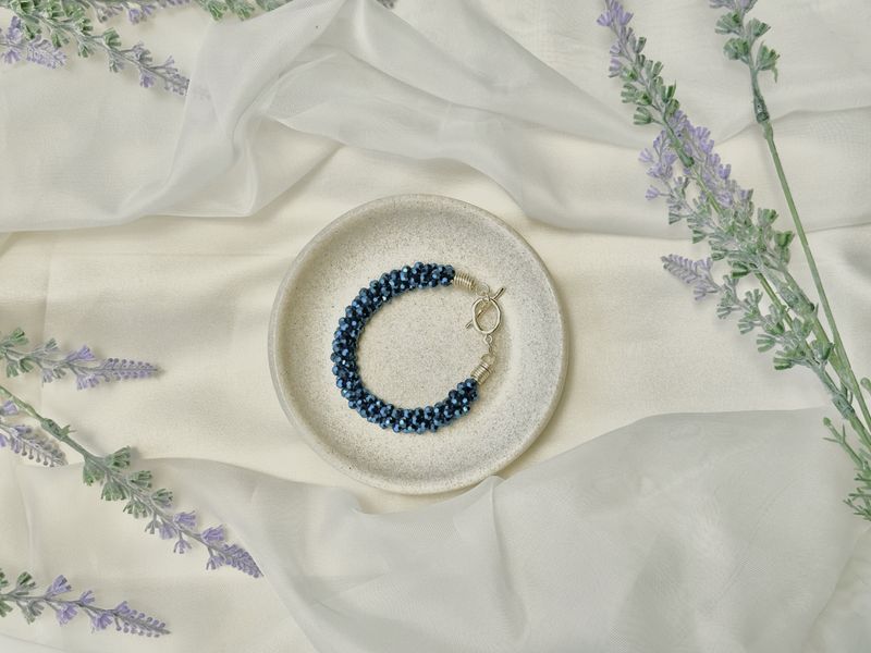 Pulsera Kumihimo Azul