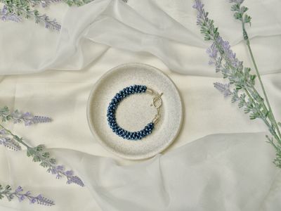 Pulsera Kumihimo Azul