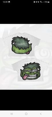 cropped beast boy t-shirt