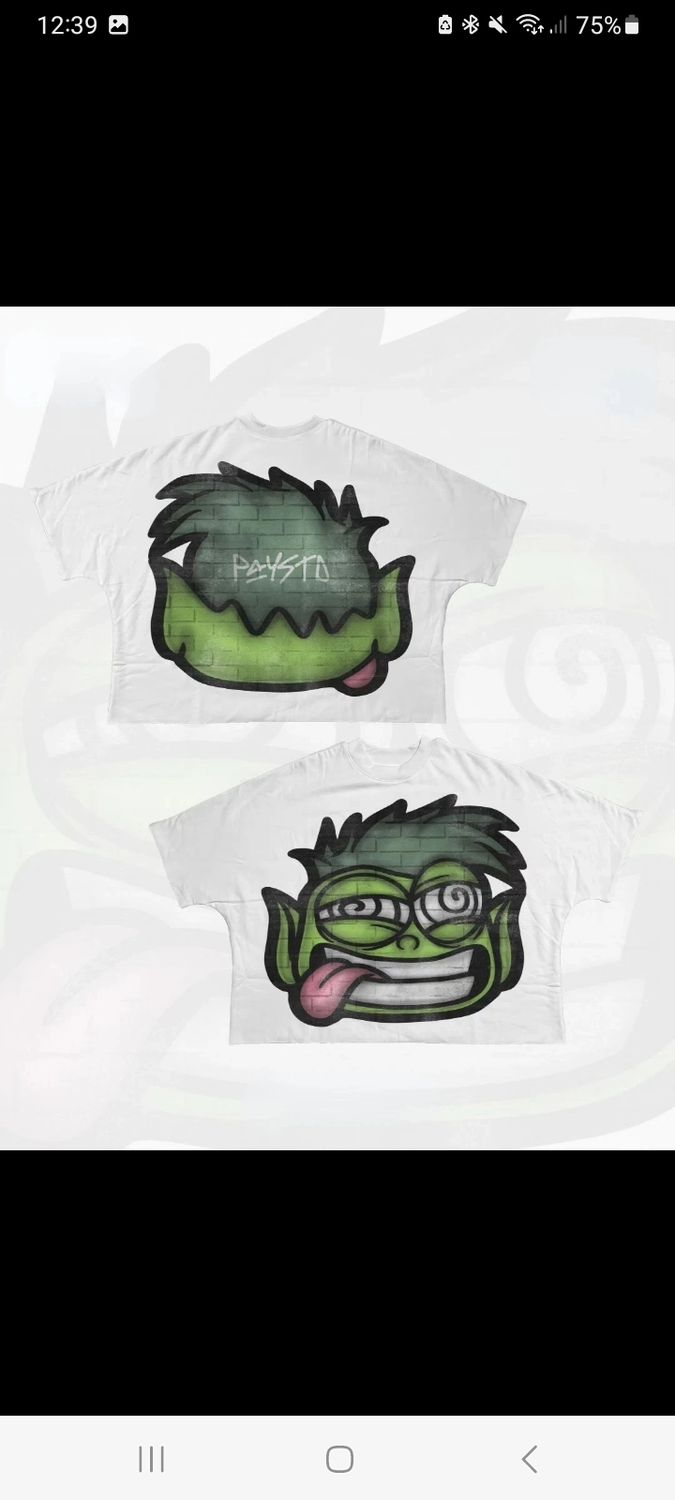cropped beast boy t-shirt
