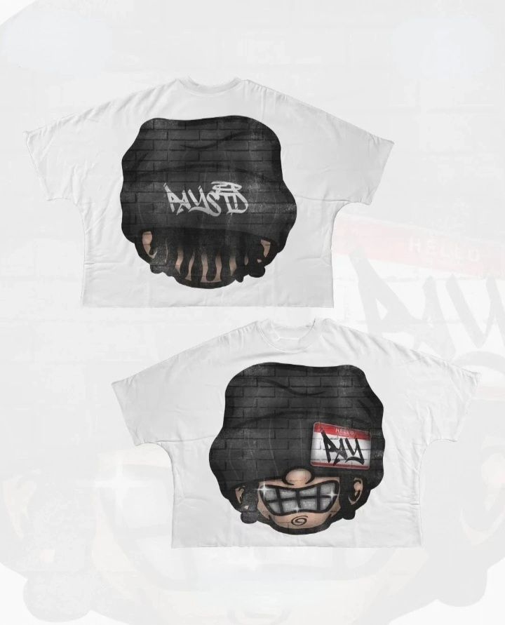 cropped grillface oversized t-shirt