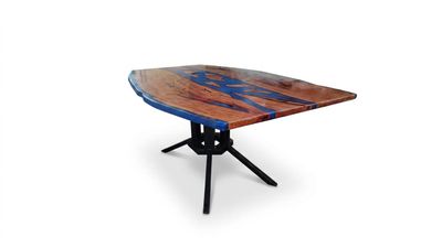 African Blue River Dining Table
