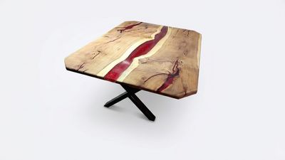 Rubi Red Dining Table