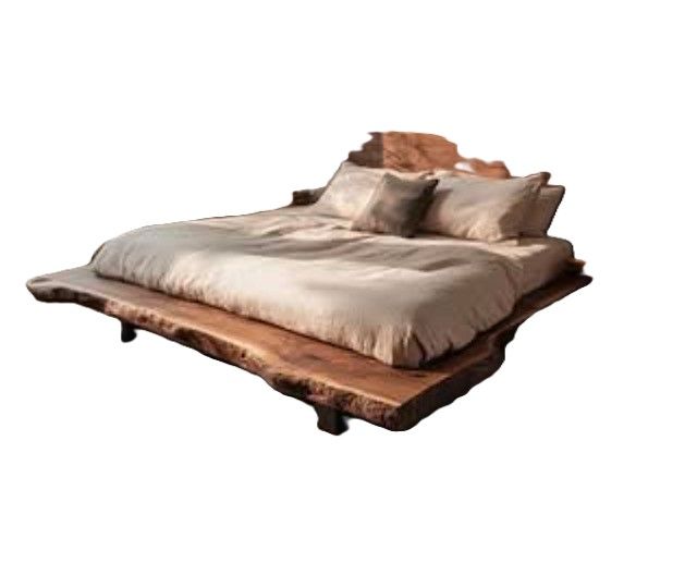 Pure wooden bed