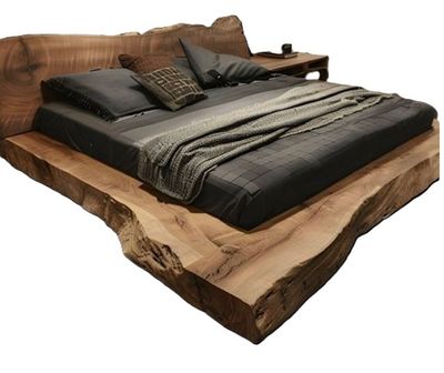 Pure wooden bed