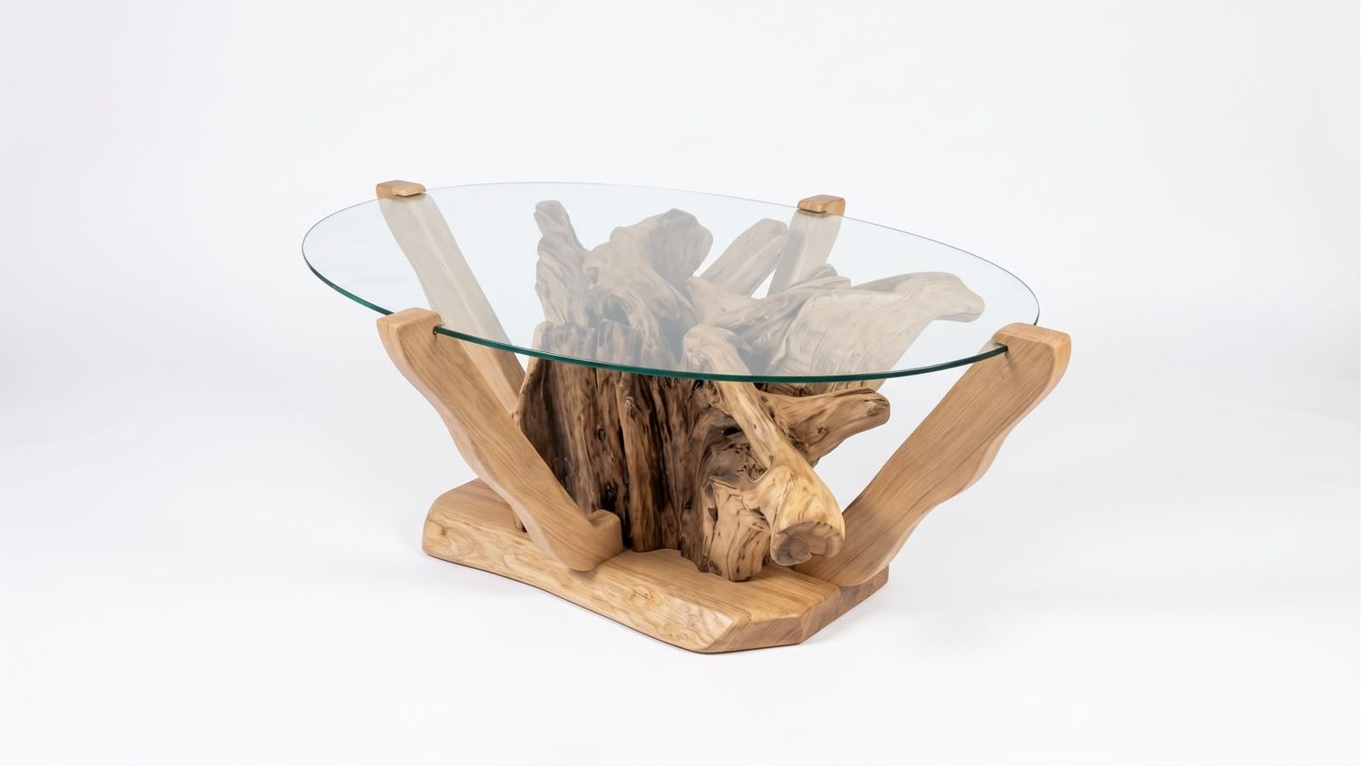 Glass Root Coffee Table