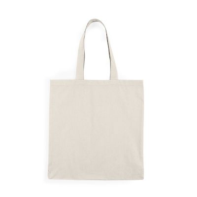 Brown floral tote bag