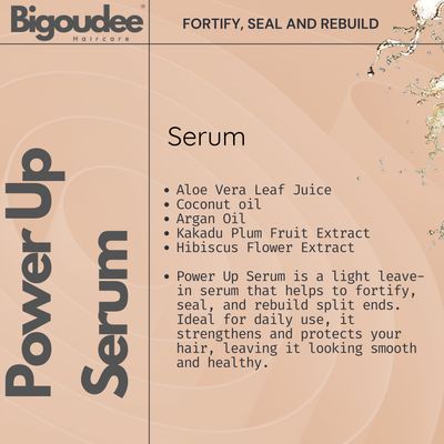 Bigoudee Power Up Hair Serum 125ml