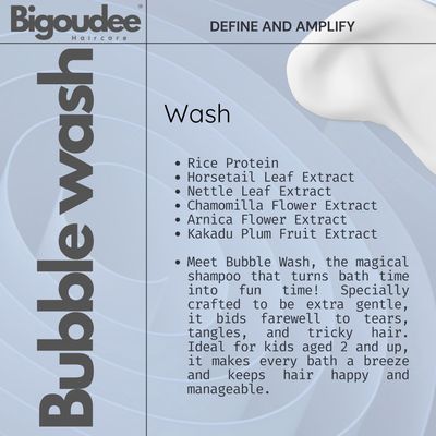 Bigoudee Bubble Wash Kids Shampoo 250ml
