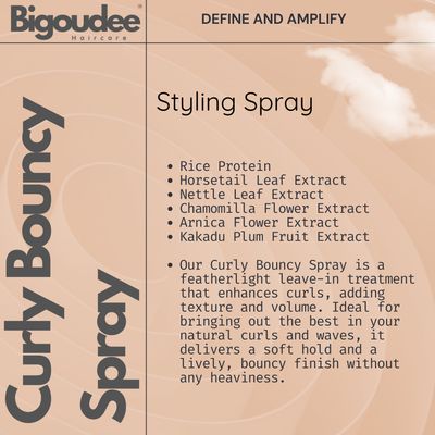 Bigoudee Curly Bouncy Styling Spray 125ml