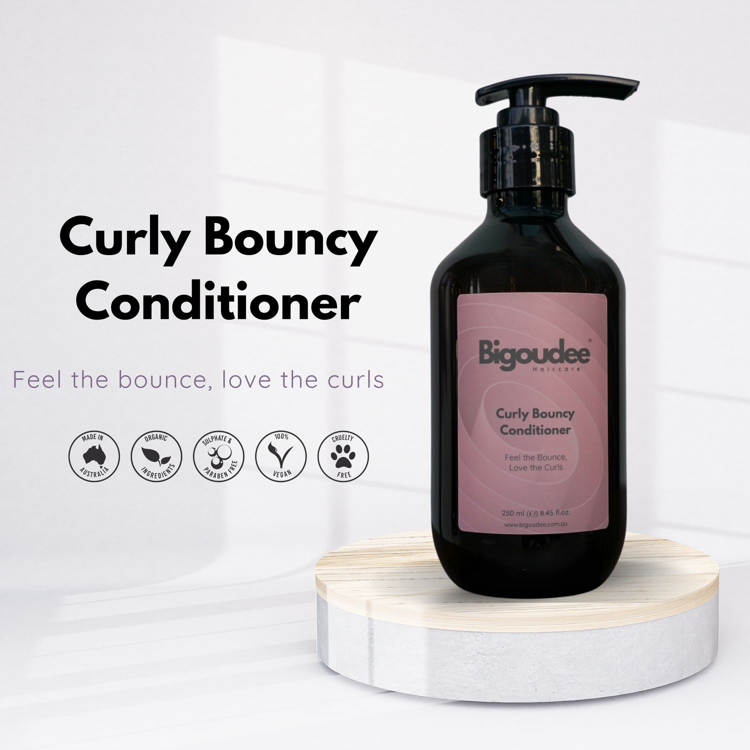 Bigoudee Curly Bouncy Conditioner 250ml Bigoudee Curly Bouncy Conditioner 250ml
