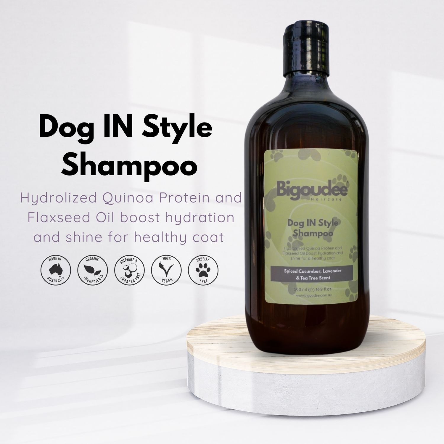 Bigoudee Dog In Style Shampoo 500ml