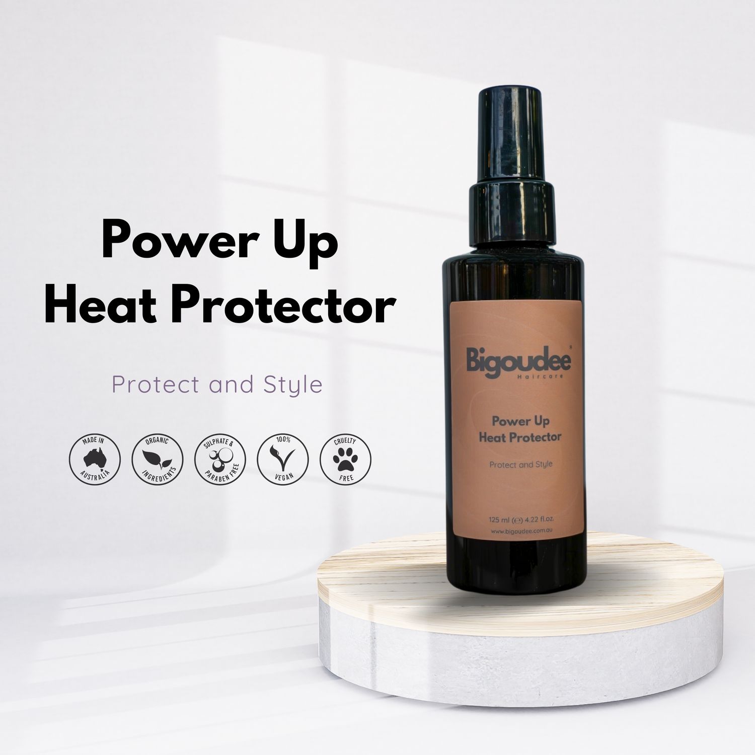 Bigoudee Power Up Heat Protector 125ml