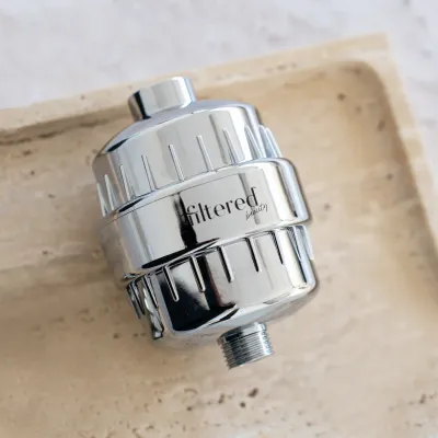 Filtered Beauty Shower Purifier Silver