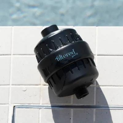 Filtered Beauty Shower Purifier Black