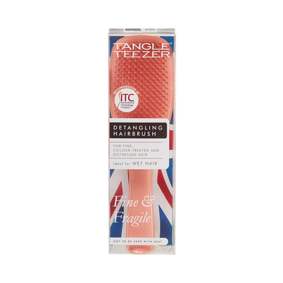 Tangle Teezer Large Detangling Hairbrush — Straight to Curly (Pink)