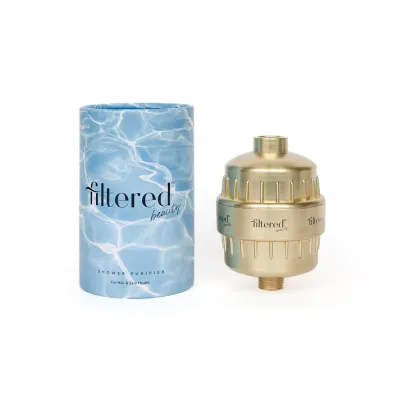 Filtered Beauty Shower Purifier Gold
