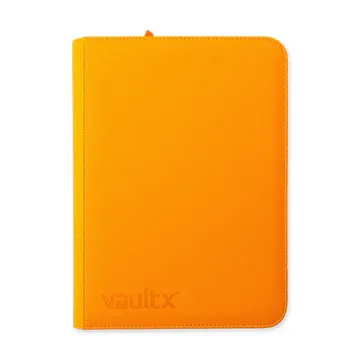 Vault X EXO-TEC Zip Binder - Neon Orange - 9-Pocket