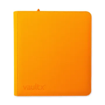 Vault X EXO-TEC Zip Binder - Neon Orange - 12-Pocket